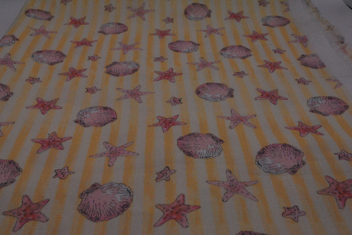 Sundaes by the Sea Shell Stripe 100% cotton