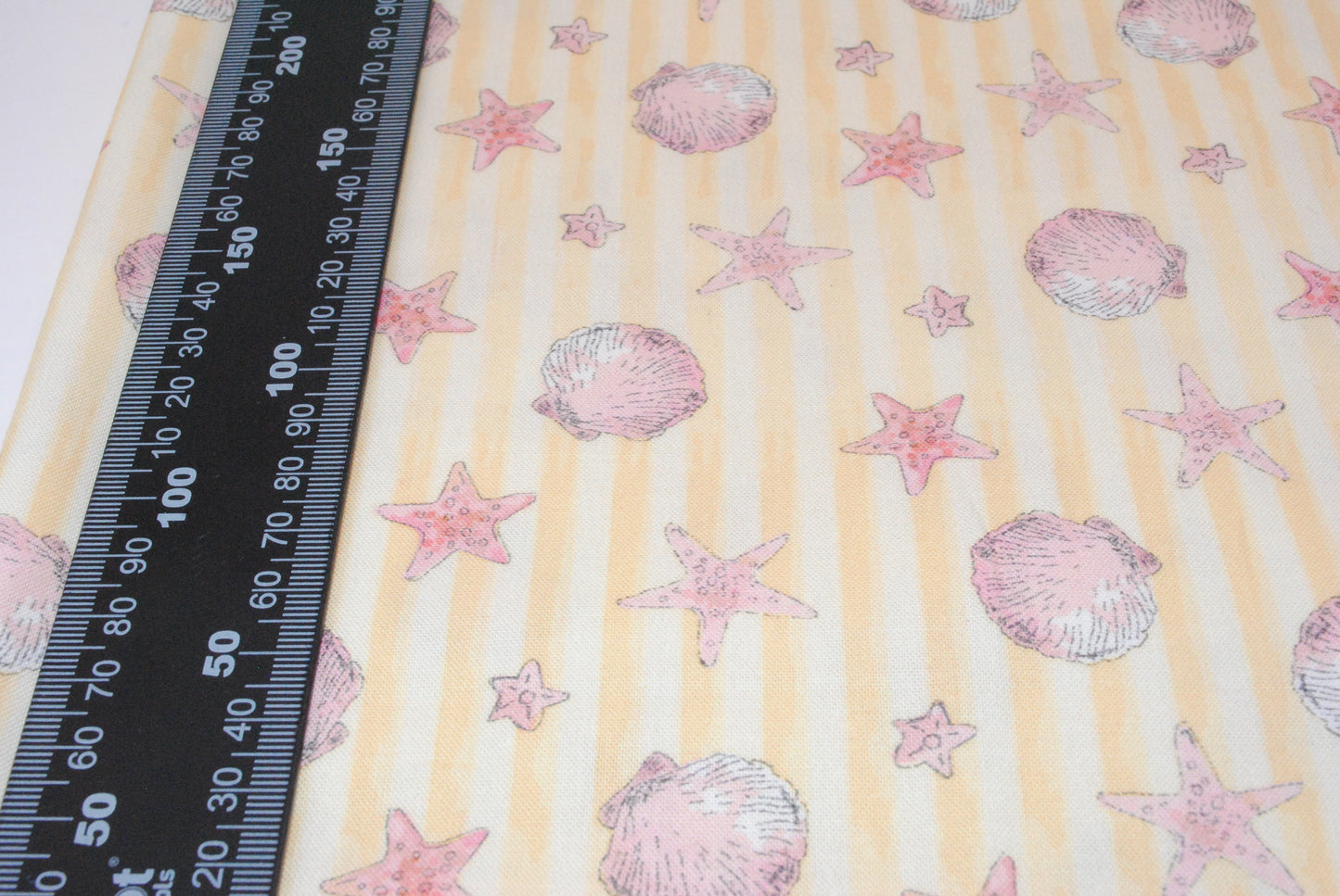 Sundaes by the Sea Shell Stripe 100% cotton