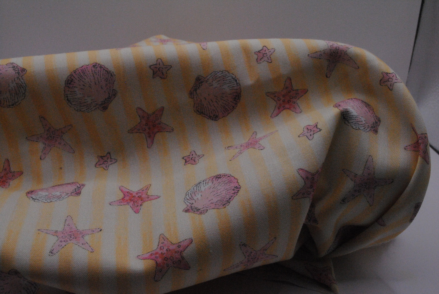 Sundaes by the Sea Shell Stripe 100% cotton