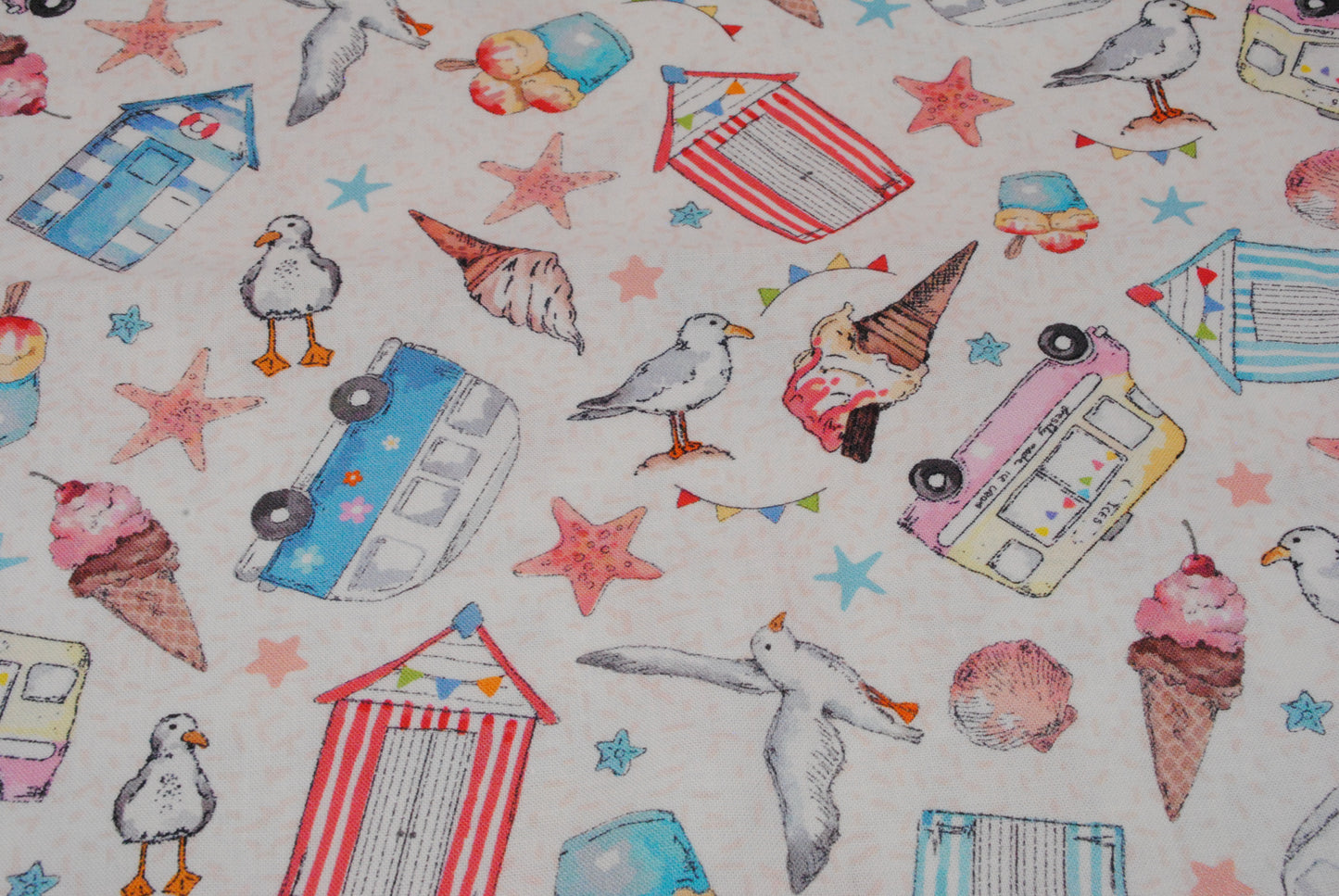 Sundaes by the Sea Coastal Visit 100% cotton