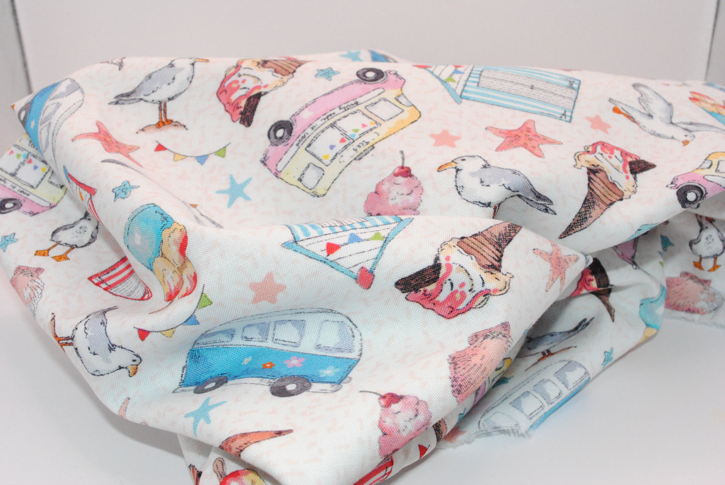 Sundaes by the Sea Coastal Visit 100% cotton