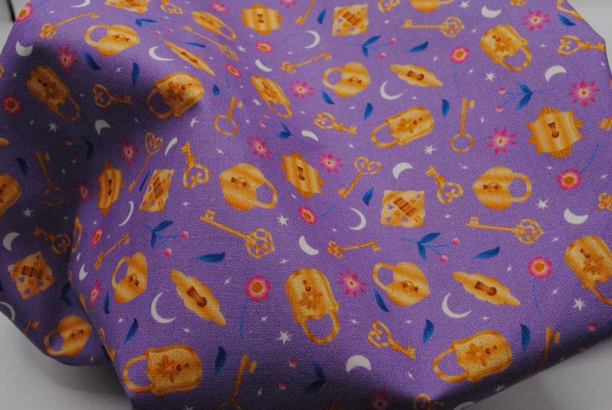 Kimberley Hind Lock & key 100% cotton fabric