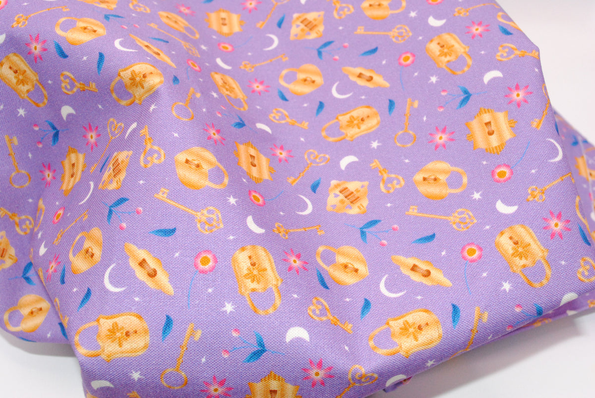 Kimberley Hind Lock & key 100% cotton fabric