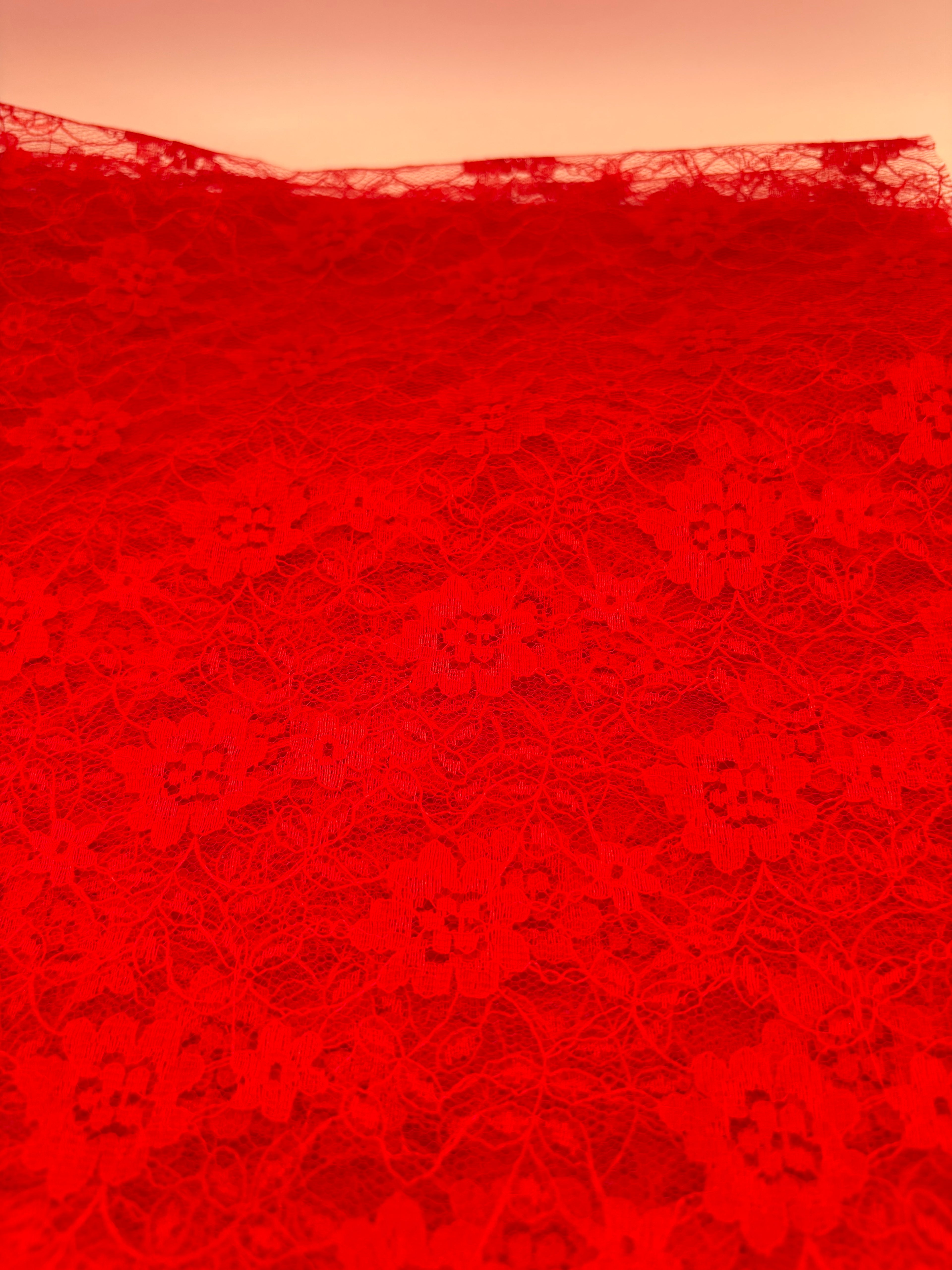 Plan dyed polyester lace