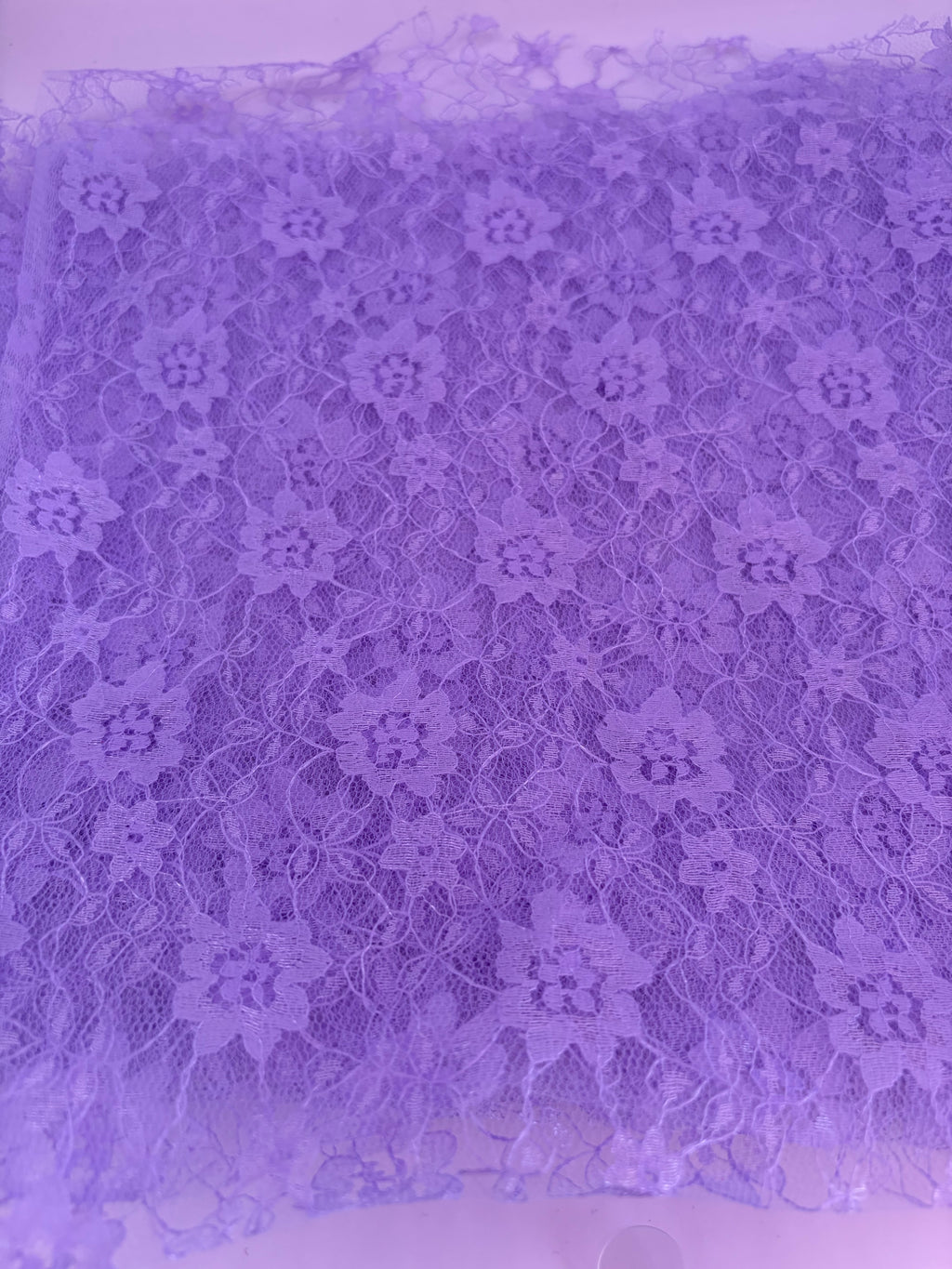 Plan dyed polyester lace