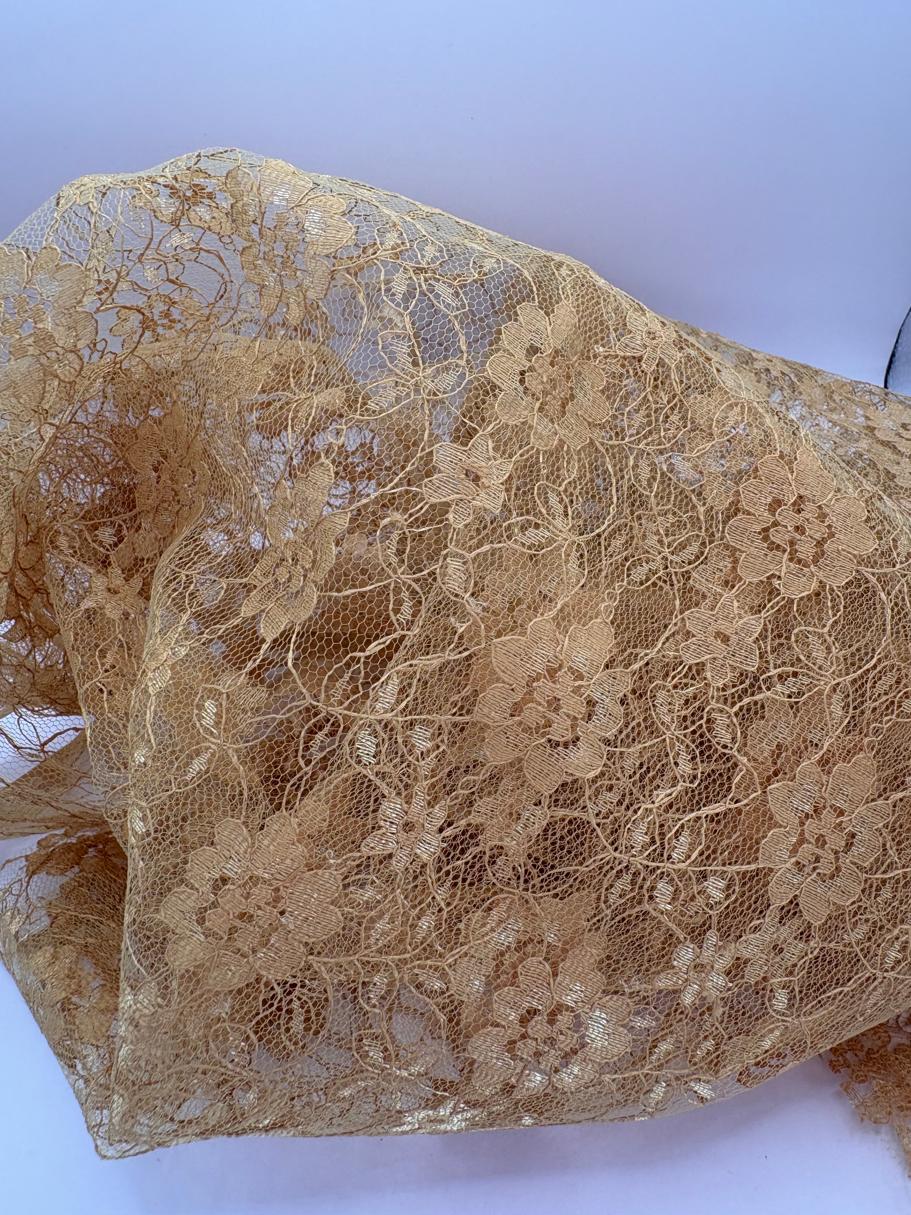 Plan dyed polyester lace
