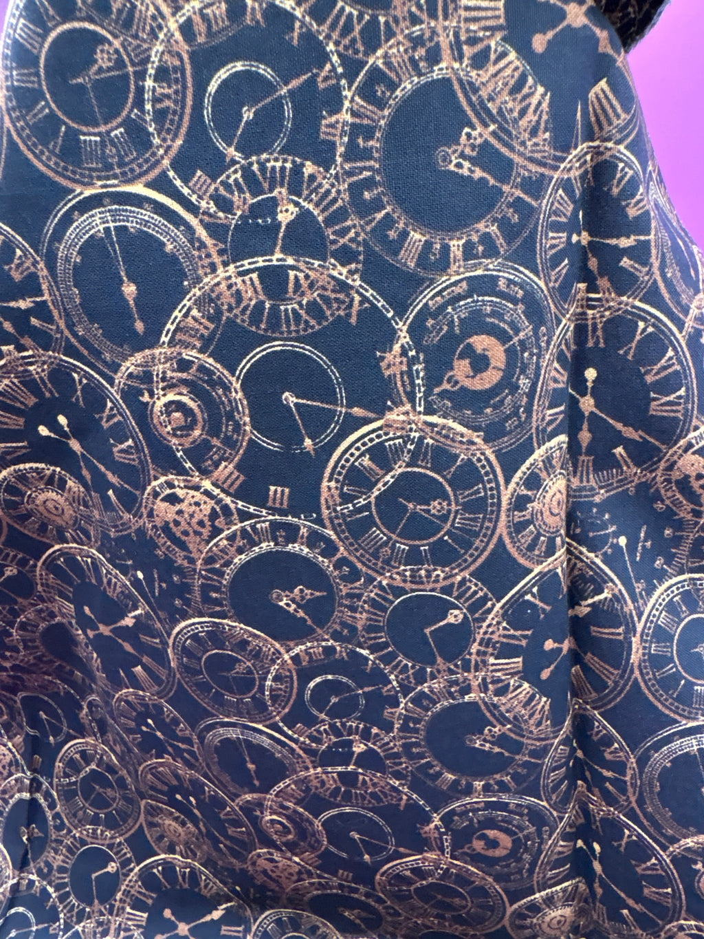 Steampunk clocks cotton