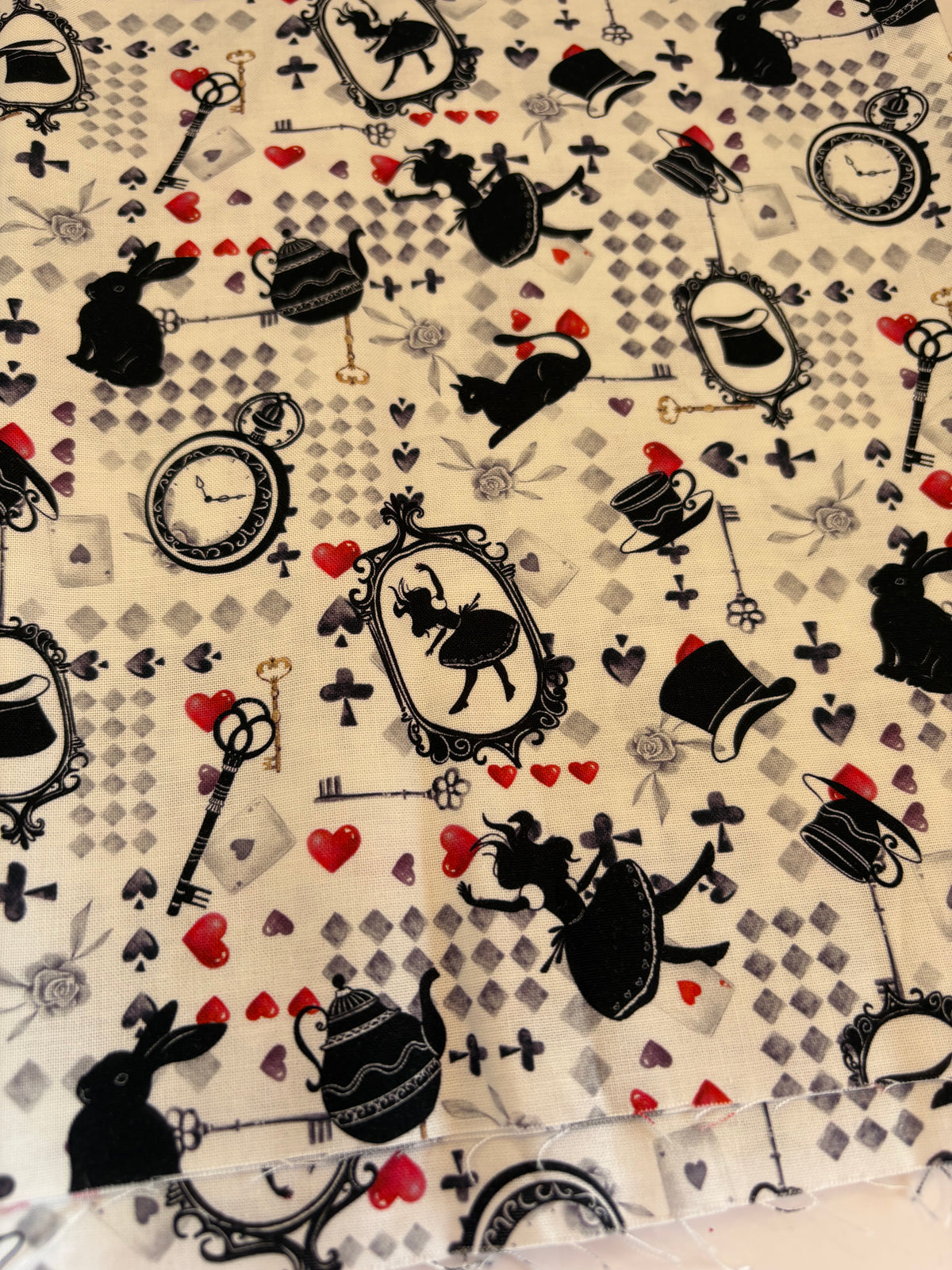 Alice Silhouettes cotton fabric