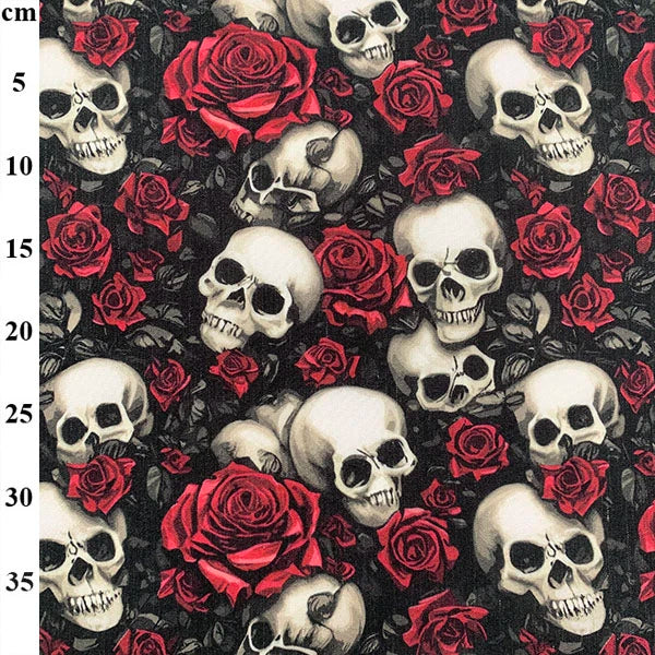 Skulls and roses
