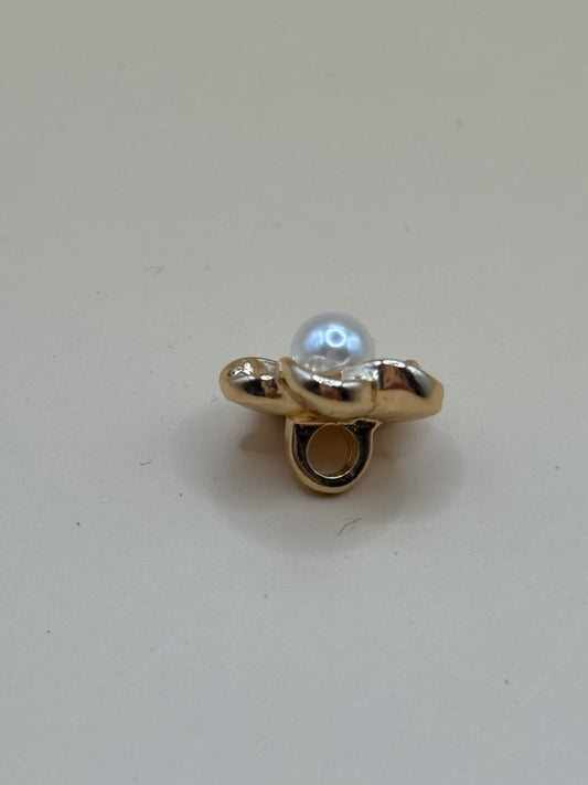 Diamanté and Peal Flower